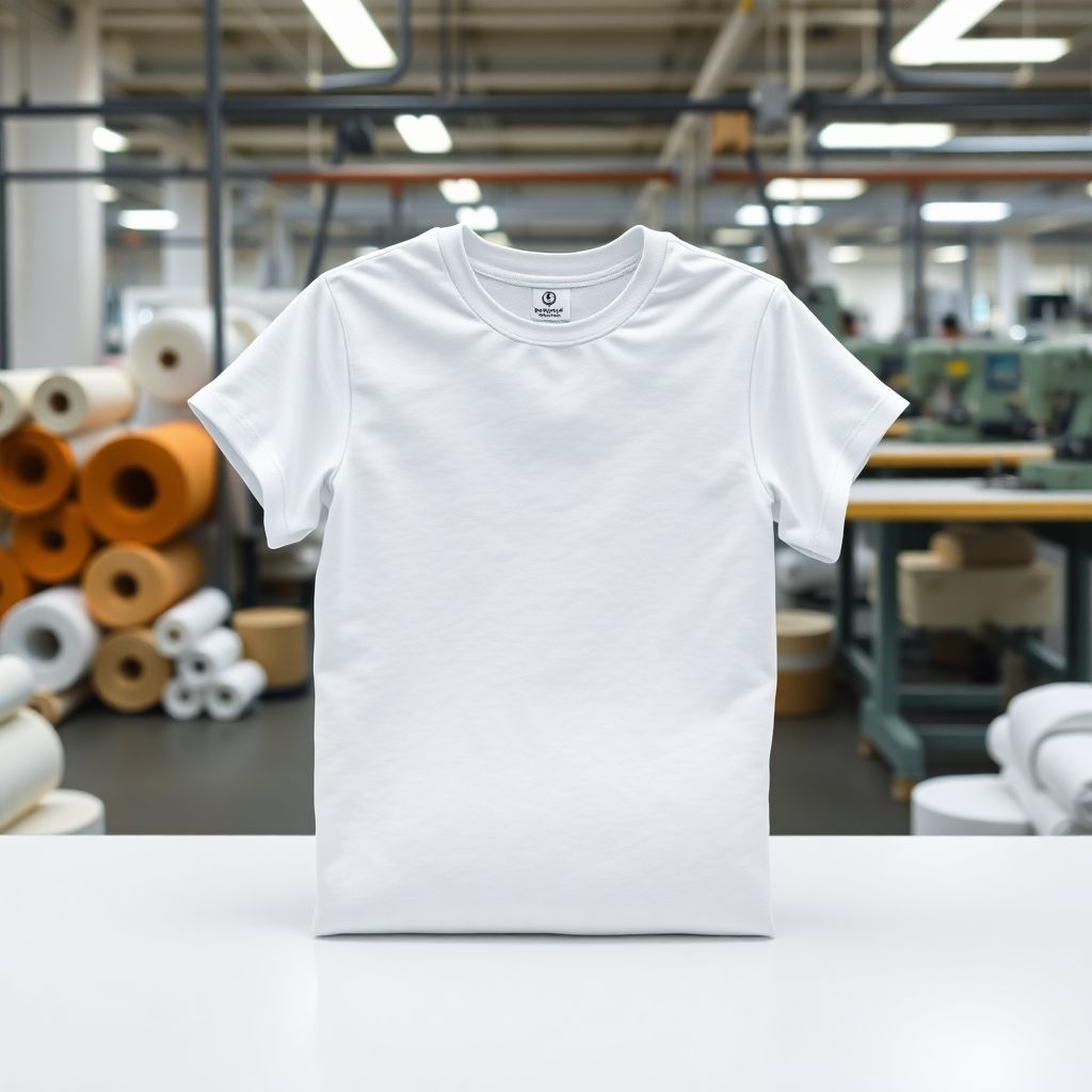 Playera Cuello Redondo Blanca